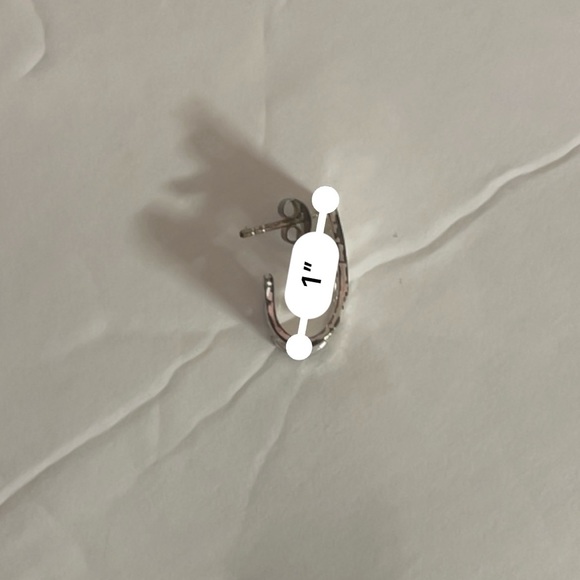 Silver Earrings and Necklace with Maroon Colored Mitten Case - Picture 9 of 9